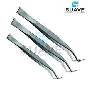 Pinzas curvas de acero inoxidable para uso médico duradero, pinzas para oreja y nariz, cuidado de la salud por INSTRUMENTOS QUIRURGICOS SUAVE - Product Image 5