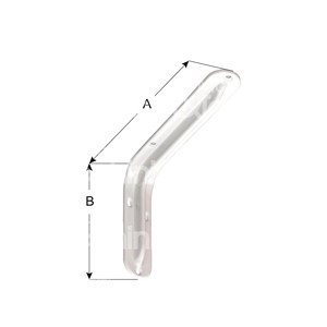 SOPORTE ESTANTERIA ACERO IMPRESO Pintura BLANCA - Product Image 1