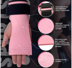 Nuevas Correas de Muñeca con Agarre de Cuero para Gimnasia, para Levantamiento de Pesas, con Protección Completa de la Palma para Entrenamiento - Product Image 2