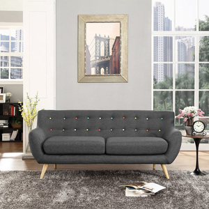 Tufted 2-Seat Chesterfield <b>Sofa</b> for Home Furniture Living Room Livingroom PU Filling SFB68003 - Product Image 6