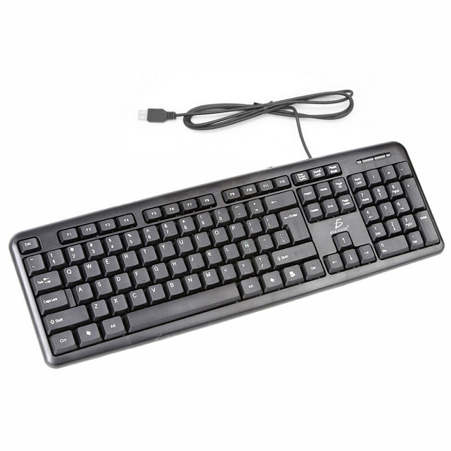 Bejiate Customizable Plastic Membrane BT Keyboard for PC & Laptop FCC & ROHS Certified Russian Layout TC.01 Model