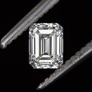 IGI taille émeraude 1.9 ct diamants de laboratoire E VS2 laboratoire de clarté créé paire de diamants CVD en vrac pour boucles d'oreilles de mariage cadeau d'anniversaire - Product Image 4