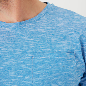 Gran oferta, Camiseta de algodón 260 Gsm de alta calidad para hombre, logotipo personalizado impreso, patrón sólido - Product Image 5