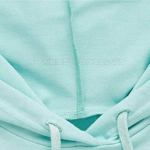 Nouveau style de sweats à capuche pour femmes couleur unie 100% coton pour l'hiver personnalisable en gros - Product Image 3