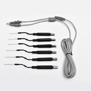 Bipolar Micro ENT Bi-Turbinate Aguja Electrodos Pinzas de coagulación Instrumento quirúrgico para cirugía fina - Product Image 4