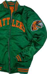 Florida A & M University Famu Varsity Jacket Hombres Mujeres Vintage Lana Seda Bordado Lettermen Chaqueta Botón Decoración Invierno - Product Image 4