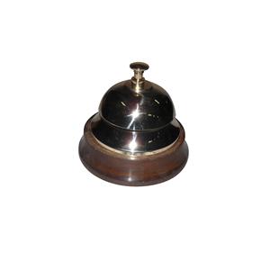 Objet de décoration pour la maison cloche à main en laiton nautique avec manche en bois cloche murale cloche de bureau design fantaisie design unique - Product Image 6