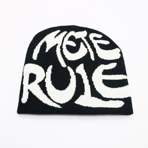 2025 alta calidad cálido invierno Toques gorros personalizados al por mayor gorro de punto con logotipo personalizado adulto - Product Image 5