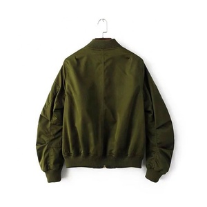 Blouson d'aviateur en cuir imperméable à l'eau unisexe grande taille avec lettres brodées personnalisées pour hommes - Product Image 2