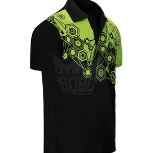 Ventes en gros, logo personnalisé, sublimation, golf pour t-shirt, manches courtes, respirant, polyester/coton écologique, fabriqué au Pakistan - Product Image 3