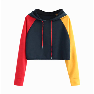 Sudaderas Cortas de Felpa para Mujer, de Excelente Calidad, Lisas, con Capucha, Personalizables con Logotipo, Estilo Urbano, de Secado Rápido y Transpirables - Product Image 5