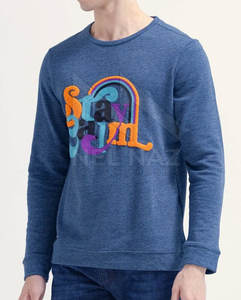 Sudadera personalizada de peso pesado de lana de algodón 100% con su propio logotipo sudaderas cómodas camisas ligeras - Product Image 3