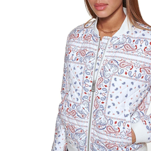 Custom Made <b>Lightweight</b> Women's Bomber <b>Jacket</b> Top Trending Long Fabric Direct Factory Sale OEM Design Cotton Filling Knitted - Product Image 3