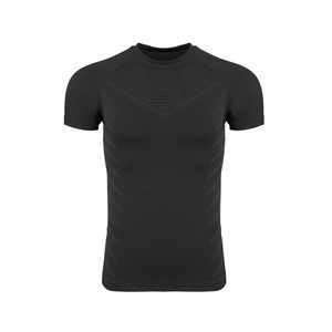 Men's Grey Digital Print <b>Polyester</b> <b>T</b>-<b>Shirt</b> Slim Fit Short Sleeves Casual Style O-Neck for Outdoor Fashion Gym Use OEM Customized - Product Image 6