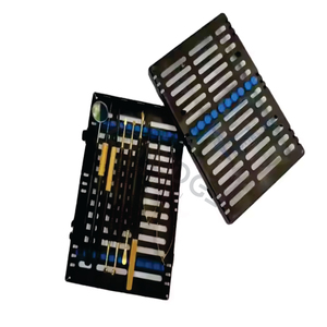 Juego de Instrumentos dentales micro periodontales, fuente de alimentación Manual recubierta de negro, hecha en acero limpieza bucal, dientes de relleno - Product Image 2