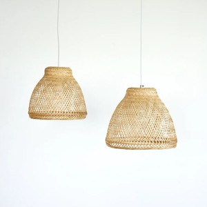 Tienphong, venta al por mayor, 2025, campana de bambú grande tejida a mano, pantalla colgante Wabi Sabi para luz colgante en sala de estar, cocina - Product Image 1