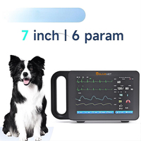 Moniteur de signes vitaux vétérinaires OliveVet, portable, multi-paramètres, ECG, SpO2, NIBP, TEMP, RESP, pour animaux, hôpital, patient
