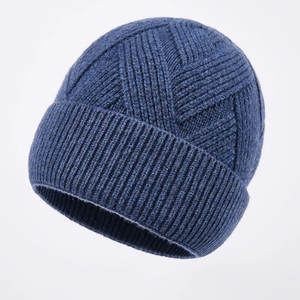 Hot sale Cashmere <b>Hat</b> Knitted Long Beanie <b>Hat</b> Warm Soft Knitted Kids or Adults Knit <b>Hats</b> Beanie - Product Image 1