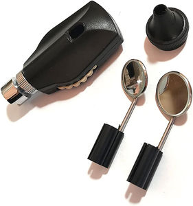 Ensemble professionnel de diagnostic ORL manuel en acier inoxydable pour l'examen nasal du larynx par otoscope (usage vétérinaire humain) - Product Image 2