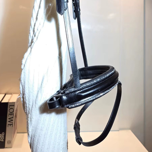 Bride de cheval décorée de strass en cuir-Utilisation équestre élégante - Product Image 4