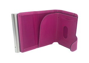 กระเป๋าสตางค์และที่ใส่บัตรทําจากหนังนิเวศพร้อมคลิปเพื่อให้บัตรของคุณมีอยู่เสมอสําหรับสไตล์กระเป๋าสตางค์แฟชั่น - Product Image 3