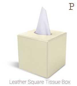 Boîte à mouchoirs en cuir écologique faite à la main et support de stockage de serviettes accessoire élégant à usage domestique quotidien - Product Image 3