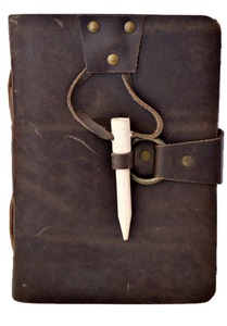 Journal personnalisé A5 en cuir véritable fait à la main vintage bloc-notes à spirale journal intime brun rustique pour hommes femmes emballage en boîte - Product Image 5