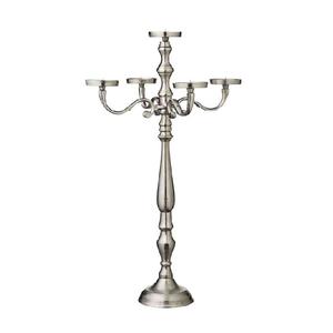 Centro de mesa de boda con 5 brazos, decoración de boda, candelabro clásico, diseño elegante, de la India, última edición - Product Image 6