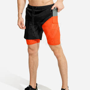กางเกงขาสั้นเล่นยิมของผู้ชายแห้งเร็วสไตล์ใหม่ออกแบบได้ตามต้องการ - Product Image 1