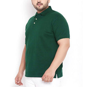 Polos de algodón para hombre, camiseta Polo sólida informal transpirable de secado rápido elástico para hombre, bordado con estampado de logotipo personalizado - Product Image 3