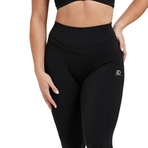 Mallas de yoga y gimnasio con estampado personalizado de cintura alta para mujer, pantalones de entrenamiento profesional, OEM más populares al por mayor - Product Image 4