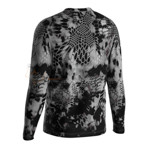 Camisa de pesca consciente con protección de material reciclado, control de humedad y diseño específico para deportes al aire libre sostenibles - Product Image 5