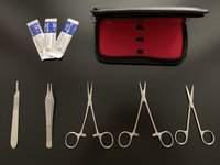 Kit d'outils de pratique de suture 10 pièces pour étudiants en médecine meilleure qualité à bas prix meilleur fournisseur Pakistan