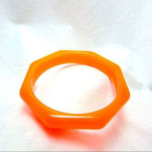 Handcrafted Vintage Angel Style <b>Resin</b> Craft for Women Customized High-End Handcrafted Cufflink Bangle From India - Product Image 1