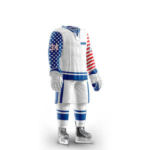 Meilleur design Vêtements de hockey sur glace de qualité supérieure Maillots et shorts personnalisés pour jeunes Uniforme de hockey sur glace 2024 - Product Image 2