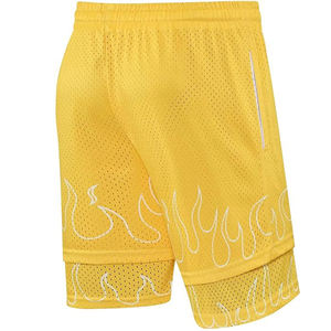 Pantalones Cortos de Baloncesto Casuales para Hombre, Tallas Grandes, de Alta Calidad, con Logotipo Sublimado Personalizado, Transpirables, de Secado Rápido, 100% Poliéster - Product Image 2