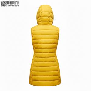 Gilet matelassé/manteau pour femmes Blousons aviateur pour l'hiver Manteaux à fermeture éclair Logo personnalisé Manteau à capuche Veste Mode masculine - Product Image 6