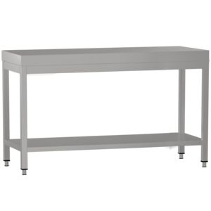 โต๊ะกลางสแตนเลสเชิงพาณิชย์ ECO - 1500x700 มม. - พร้อมชั้นวางด้านล่าง - Product Image 5