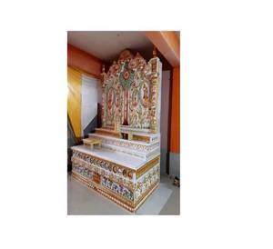Templo de Mármol Pulido Hecho a Mano, Diseño Personalizado de Fábrica Directa, Modelo de Fabricante de la India - Product Image 1