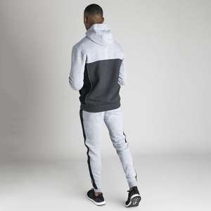 Venta al por mayor especial de ropa deportiva personalizada para hombre térmica Slim Fit Zip up sudor Jogging sudaderas con capucha trajes chándales - Product Image 6