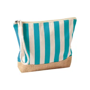 Borsa Clutch Personalizzata Silva in Cotone e Juta, Borsa Promozionale Personalizzabile per Gadget - Product Image 1