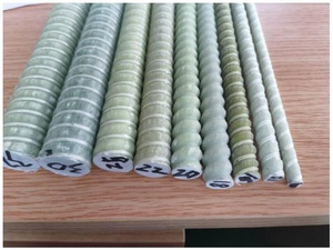 Trọng lượng nhẹ pultruded độ bền kéo cao Tất cả các chủ đề bề mặt Composite sợi thủy tinh Bazan gfrp cốt thép bê tông cốt thép - Product Image 4