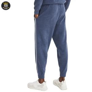 High Quality <b>Men's</b> Mid-Waist Casual Fleece Sweatpants Anti-Wrinkle Sports <b>Trainers</b> with Soft Fabric Plain Dyed - Product Image 2