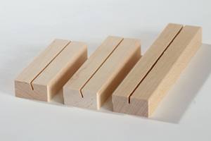 Handmade Eco-Friendly Wooden Business Card Memo Holder Slot Design <b>Desk</b> Display <b>Stand</b> for <b>Office</b> Branding Projects - Product Image 3