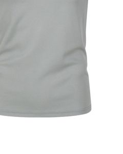 Polo Gris Claro para Hombre, Transpirable, de Algodón y Poliéster, Manga Corta, con Logotipo Personalizado, Uniforme Informal para Empresa, Ropa de Trabajo de Oficina - Product Image 5