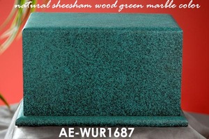 Granite Finish Natural Sheesham <b>Wood</b> Eco-Friendly American Style Handcrafted <b>Cube</b> Pet Cremation Urn Customizable Design for Pet - Product Image 5