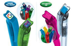 Bolígrafo de Tinta Sólida Luma con Logotipo Personalizado, 1.0 mm, Tinta Azul/Negra, Material Plástico PET Reciclado, para Oficina y Escuela - Product Image 4