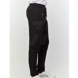 Pantalon décontracté léger et tendance pour homme avec strass, coupe droite élégante et embellissements personnalisés - Product Image 2