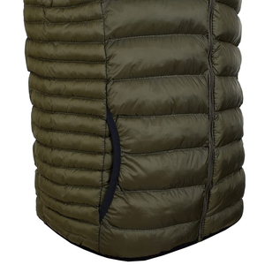 Gilet léger à la mode pour hommes avec poches latérales, coupe-vent d'hiver bon marché, vêtements d'extérieur, sans manches, rembourré, grande taille pour hommes - Product Image 3