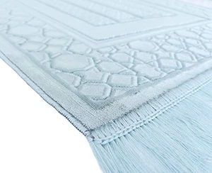 Alfombra de Oración al por Mayor 2026, Regalo de Ramadán y Eid, Alfombra de Oración Musulmana Cómoda, Rectangular, con Relieve, Hecha de Algodón y Poliéster Islámico - Product Image 5